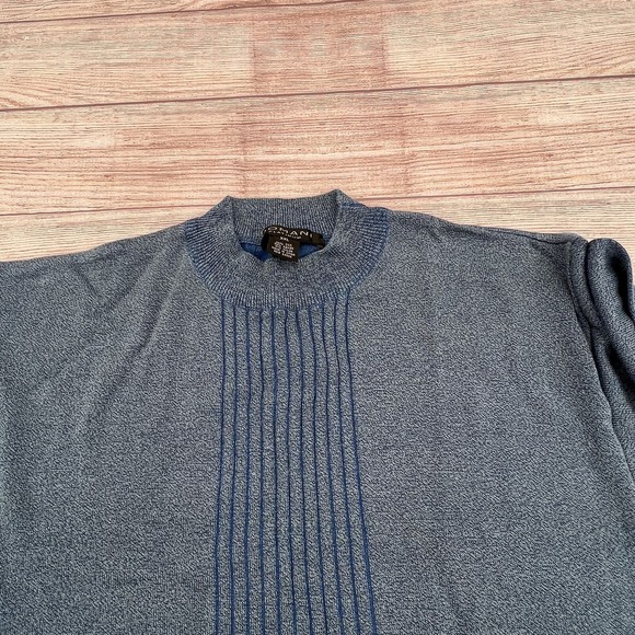 Domani Platinum Men's Light Blue Pullover Sweater Size 2XL - Picture 5 of 10